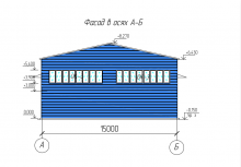 Проект склада 15х54